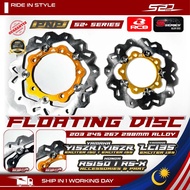Floating Disc Set RCB RS150 RS-X 150 Y15 Y16 LC135 267MM 298MM 245MM 203MM FF FR S S2+ SERIES Alloy 