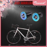 [paranoid.sg] 2x Burnt Blue Bike Handle Bar End Cap Aluminum Alloy MTB Road Bike End Plug
