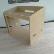 6-u accessory rack cut, mixer rack