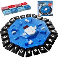 Word Game Family Board Games with Display Timer and 2 Modes, The Fast-Paced 24 Letters Pressing Game