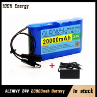 ALEAIVY Portable 24V 20000mah Lithium Battery Rechargeable Battery Pack With Charger