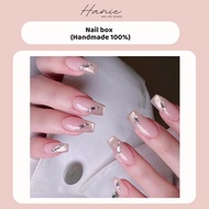 Blink Blink Cross Rhinestone Nail box - Handmade Hanie design Nailbox - FREE