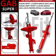 GAB SUPER R RED FRONT ABSORBER / REAR ABSORBER - SUZUKI SWIFT 1.4 ZC825 AZH414 /SWIFT SPORT 1.6 ZC32