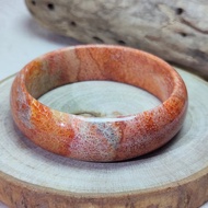 金錢磁鐵 楓葉翩翩 * 天然 珊瑚玉 手鐲 手環