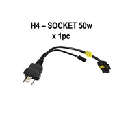 H4 Socket Connector Relay Wire For Bi LED Projector Lens Wiring Cable H4