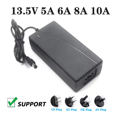 Power Adapter 13.5V 2A 3A 4A 5A 6A 8A 10A Optical Fiber Fusion Splicer Speaker Audio DC 5.5*2.1MM Re