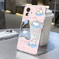 เคสโทรศัพท์ OPPO A17 A17K A57 A5S A12 A7 A15 A15S A5 A9 A53 A16 A31 A74 A95 A52 Reno 8T Realme C55 C11 C35 10 Pro C30 C15 C21 C21Y C25Y โปร่งใส เคสโทรศัพท์ Case