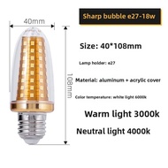 Oimg bóng đèn Đèn LED cao cấp Nhà trong nhà đèn chùm ánh sáng E27 E14 18W Ấm 3000K trung tính 4000K