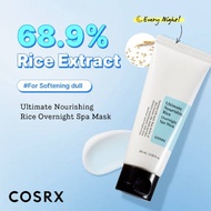 COSRX ULTIMATE RICE OVERNIGHT SPA MASK COSRX SLEEPING MASK/ COSRX RICE MOISTURIZER/