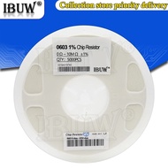 5000pcs 0603 1% 1/10W SMD chip resistance 110R-12K  110R 120R 150R 180R 200R 220R 360R 470R 910R 1K 