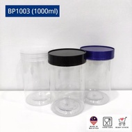 Balang BP1003 (1000ml) - Balang Kuih Raya, Balang Plastik, Homemade Product, Popcorn, Keropok