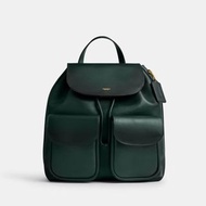 Coach Crosby 28 Green Leather Backpack