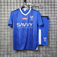 Áo Đá Bóng  Alhilal Xanh 2024  - Áo Thể Thao Thun Lạnh