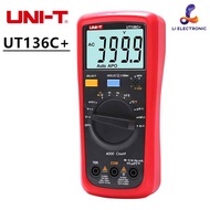 UNI-T UT136C+ 136B+ LCD Digital Multimeter เครื่องวัดกระแสไฟตรง DC / AC ความต้านทานความต้านทานประจุ