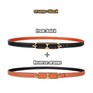 Womens Belt Fashion Reversible Belt Simple Casual Thin Belt Tali Pinggang Perempuan