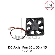 DC Mini Cooling Fan 6015 12V for 3D Printer 2-pin Computer/
