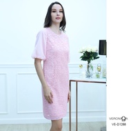 VERONIQA Dress VE-D1288 ลูกไม้แฟนซี แขนสั้น IGPU22-1