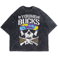 YOUNG BUCKS WASHING VINTAGE TEE (OVERSIZE WASHED T-SHIRT)