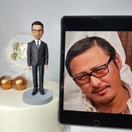 客制化蛋糕牌 裝潢牌 生日牌 定制肖像畫公仔 人偶 手辦 上司退休