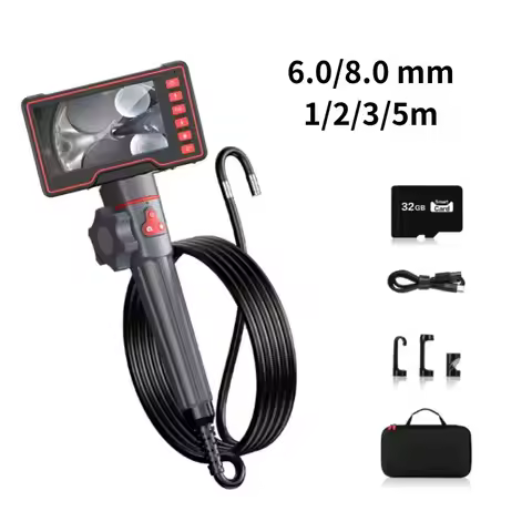 Steering Endoscope Camera 5m 3m 1m HD 1080P 6MM/8.0MM Steering Industrial Borescope Camera for Car E