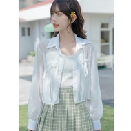 Chiffon Sunscreen Clothing Shirt Jacket Women's Clothing 2023 Days Outer Cardigan Top Thin Small Man