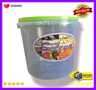 PROMO...!! Toples Kerupuk Selena 5 Liter/ Toples Serbaguna (BISA COD)