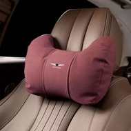 Car Neck Pillow Soft Comfort Auto Seat Waist Support Headrest Mat Travel Rest For Genesis G70 G80 G9