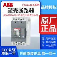 ABB Plastic Shell Circuit Breaker A0A100 A1B125 A2C250 A3N630 Three-Pole Air Switch FormulaA