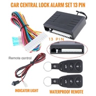 Car Alarm System Set Alarm Remote Door Lock Security System 13 Pin Alarm Kunci Kereta Universal