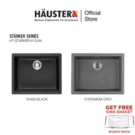 Haustern Undermount Granite Sink HT-STARKER-612B-UM / HT-STARKER-612G-UM