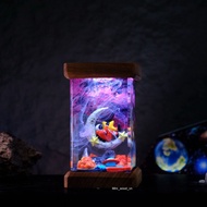 Astronuat epoxy resin lamp, Astronuat epoxy resin lamp, handmade epoxy resin lamp custom night light