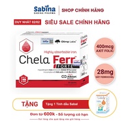 Chela Ferr Forte Iron - Health protection food containing Ferrochel iron Chelate for pregnant and po