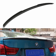For BMW F36 Spoiler Carbon Fiber 4 Series 4 Door Gran Coupe F36 F32 M4 style Spoiler 2014- UP 420i 4