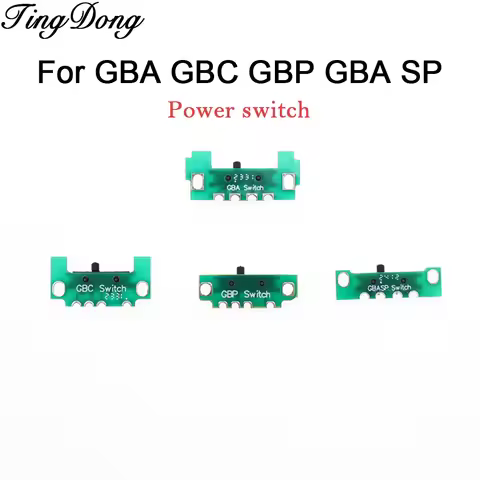 2PCS Power on/off switch with board For GBA / GBC / GBP / GBA SP Games Console