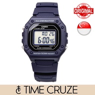 [Time Cruze] Casio W-218H Blue Sports Men Digital Watch W-218H-2AVDF W-218H-2A W-218H-2