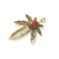 3pcs 55MM Retro Patina Plated Zinc Alloy Golden Big Maple Leafs Charms Pendants for DIY Jewelry Acce