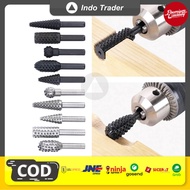 MATA Wood Bits Steel Drill Bits 1/ 4 Inch 5 PCS Wood Drill Bit Set Drill Bit/ Hand Drill Equipment/