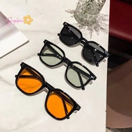 UVIG> New Retro Sunglasses for Men Women Classic Square Black Frame Sun Glasses Anti-UV Shades Eyewe