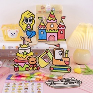 Bu Guru Ria - DIY Clay Slime Set for Children Cute School Toys 3 Years Old Crafts Creativity Color P