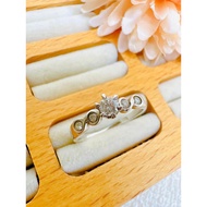 750白金钻石戒指｜750 White Gold Diamond Ring