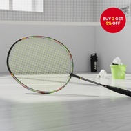 Original Full Carbon Badminton Racket, 22-25 lbs Pre-Strung, Free Overgrip  Raket badminton karbon p