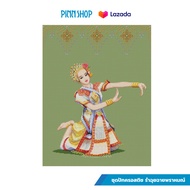 Pinn ชุดปักครอสติช รำฉุยฉายพราหมณ์ TD-17