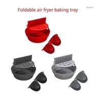 【SUIT*】 Silicone Air Fryers Liner Reusable Air Fryers Liner with Divider Air Fryers