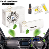 OCM Car Perfume Long Lasting Freshener Car Perfume Refill Solar Air Conditioner Model Pewangi Kereta Tahun Lama 汽车香精冷气机