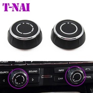 Car Dashboard CD Player Audio Volume Radio Knob Cover Multi-Media Control Switch Button For Porsche 
