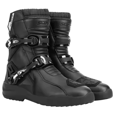 SCOYCO Retro Motorcycle Boots Cowhide Waterproof Mid-Calf Long Boots Riding Motocross Bota Motorbike