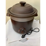 Slow cooker, slow stew, porridge cooker, fish stew, 6 liter capacity, purple clay inside cooks very 