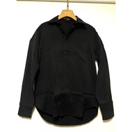 issue เสื้อเชิ้ตแขนยาว ลายอิชชู่ไทยแลนด์ WHITE/BLACK