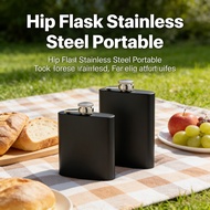 Portable Flask Wine Bottle Whiskey Drinking Pocket Stainless Steel Flask Hip Flask