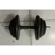 Dambel/Dumbell Set Rubber 7 KG